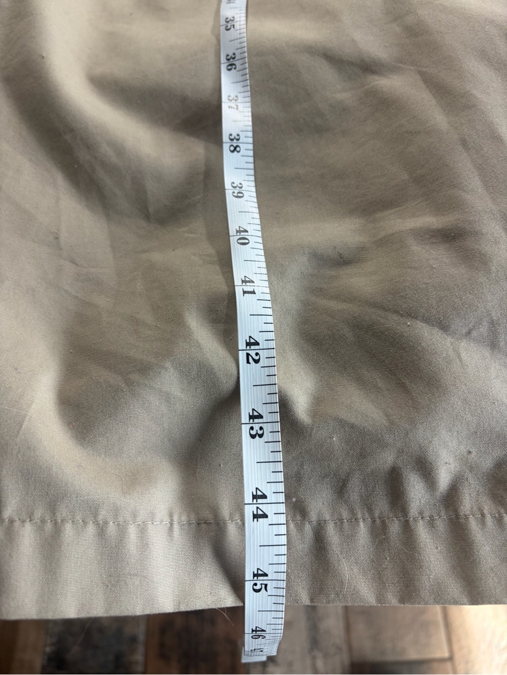 Vintage Trench Coat with Plaid Lining W - Picture 5 of 13